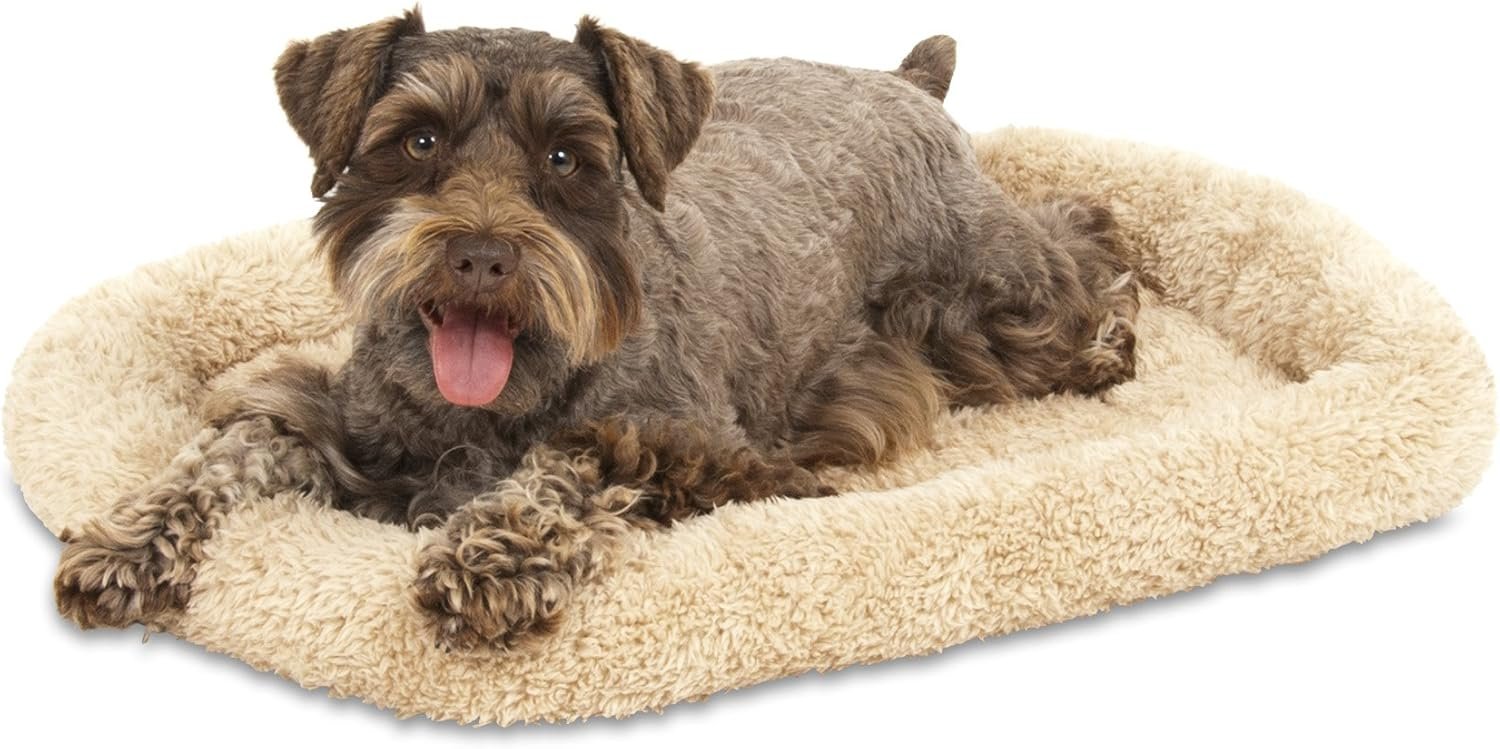 Petmate Aspen Pet Bolster Style Kennel Mat, 23-1/2 by 16-1/2-Inch